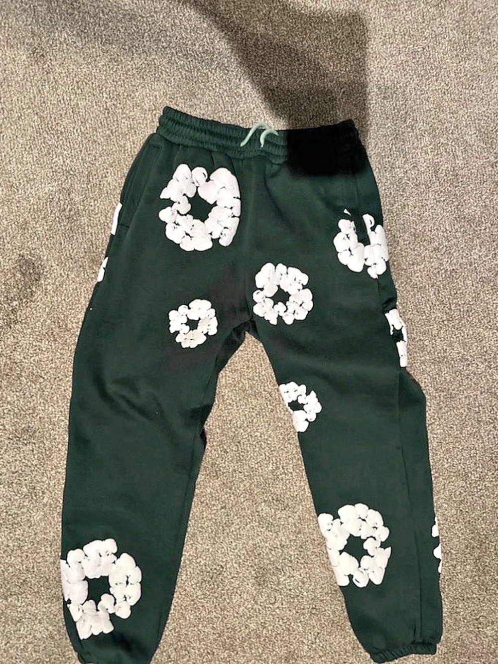Denim Tears Green Sweatpants